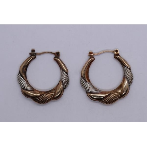 70 - Gold hoop earrings