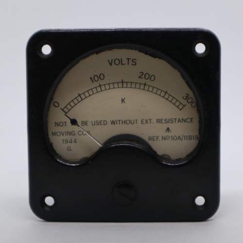 157 - Voltmeter from WW2 Hurricane