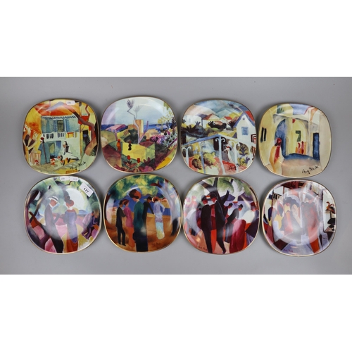 177 - 2 sets of Augustus Macke collectors plates