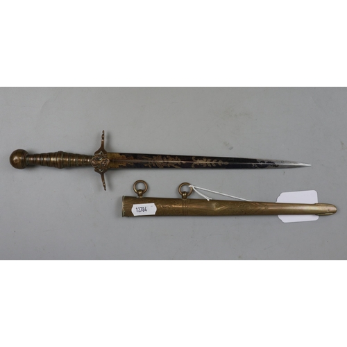 183 - Ceremonial dagger in sheath