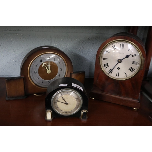 221 - 3 mantel clocks