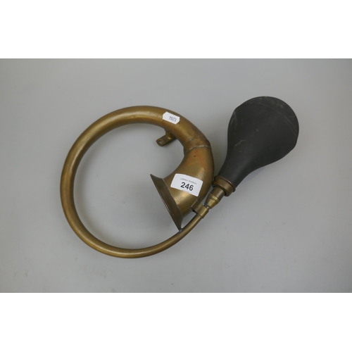 246 - Brass car horn