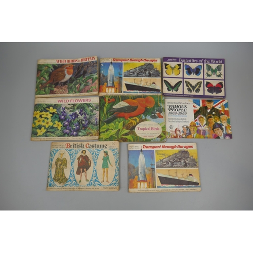 263 - Eight albums of Brooke Bond cards