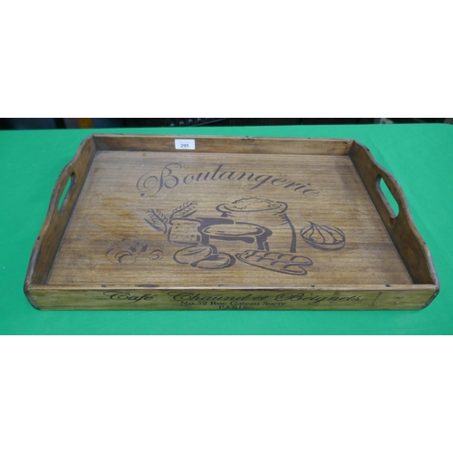 295 - Advertising Butlers tray