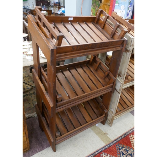 335 - French bakery style shelving unit