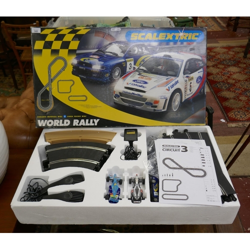 342 - Scalextric World Rally set