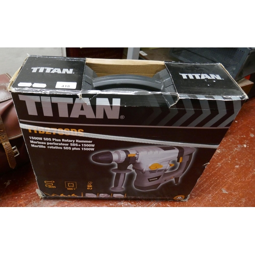 418 - Titan SDS drill model no. TTB278SDS