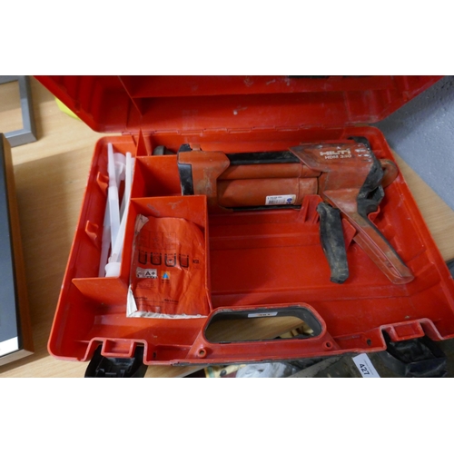 424 - Hilti HDM330 Dispenser for Foam Insulating Sealant