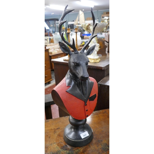 469 - Bust of stag - Approx height: 56cm