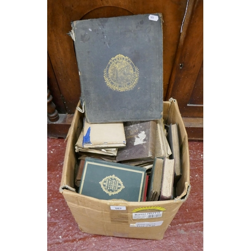 503 - Collection of early books