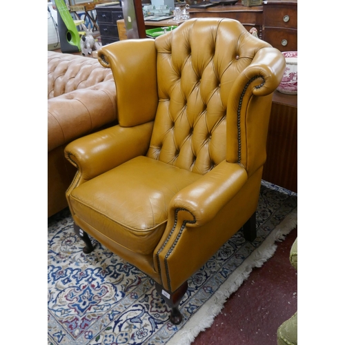 522 - Chesterfield style wingback chair