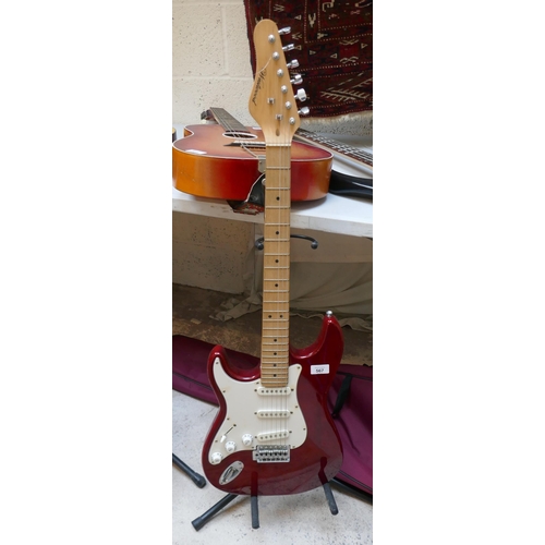 567 - Left handed electric guitar by Westwood