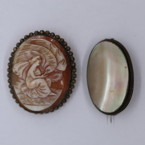 66 - 2 Victorian brooches