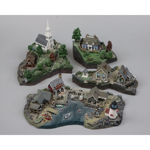 149 - Seagull Cove by Danbury Mint - 4 interlocking pieces