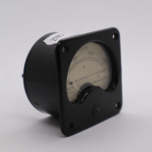 157 - Voltmeter from WW2 Hurricane