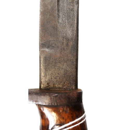 184 - British military dagger in sheath