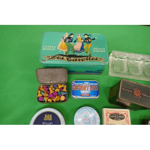 240 - Collection of vintage tins