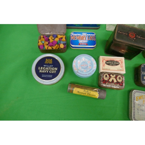 240 - Collection of vintage tins