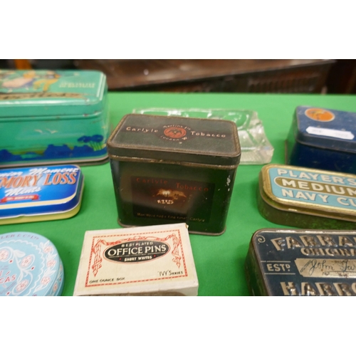 240 - Collection of vintage tins