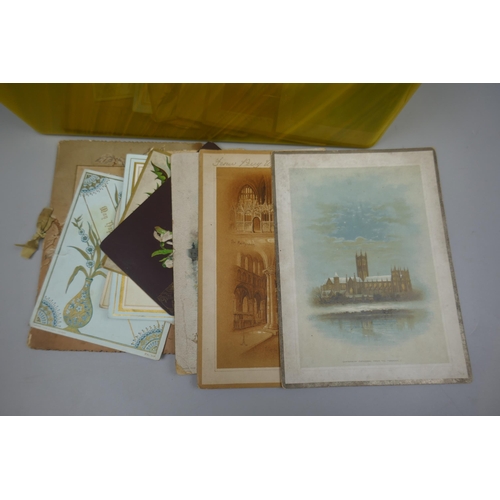 248 - Collection of antique postcards