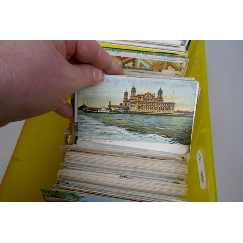 248 - Collection of antique postcards