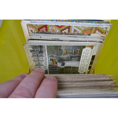 248 - Collection of antique postcards