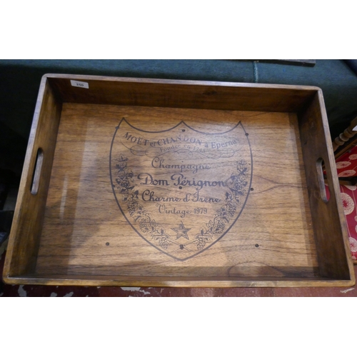 250 - Don Perignon advertising butlers tray