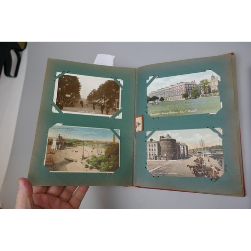 260 - 2 albums of postcards