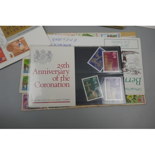 261 - Stamps - Collection first day covers