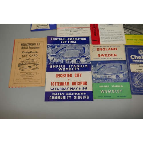 273 - Collection of vintage football programmes