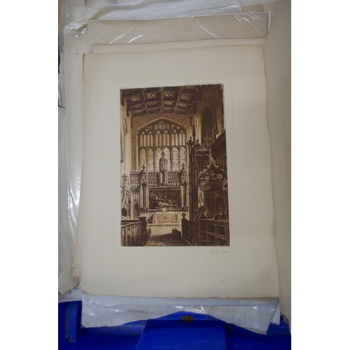 285 - Large collection of Frost & Reed etching/engraving prints - mainly Bristol together with an arra... 