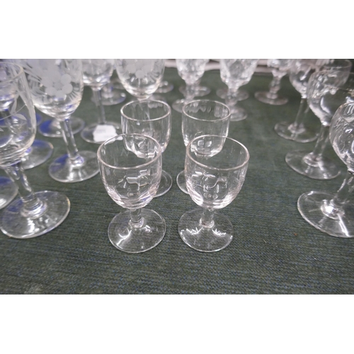 288 - Collection of glasses