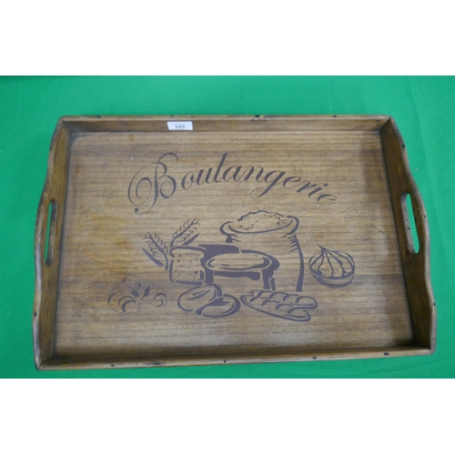 295 - Advertising Butlers tray