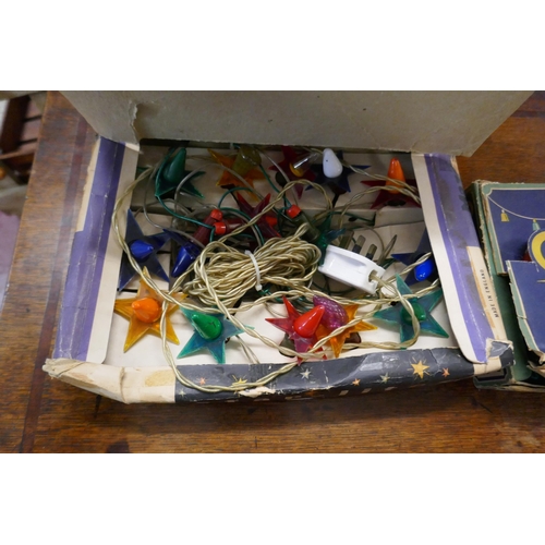 328 - 2 sets of vintage Christmas lights