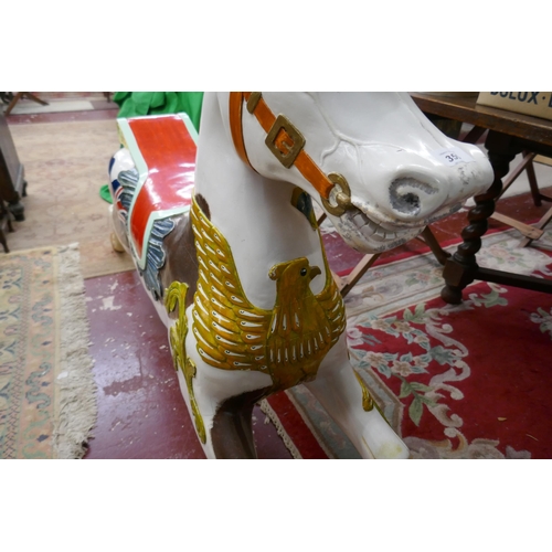 355 - Carved wooden carousel horse - Woody’s 1st Galloper