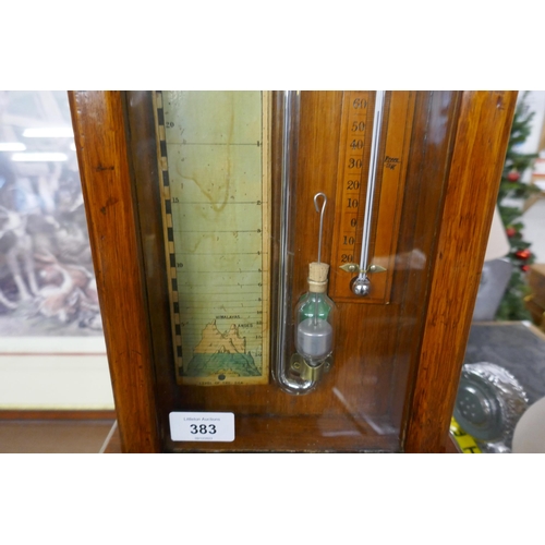 383 - Admiral Fitzroy barometer - Approx height: 113cm