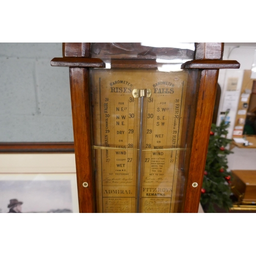 383 - Admiral Fitzroy barometer - Approx height: 113cm