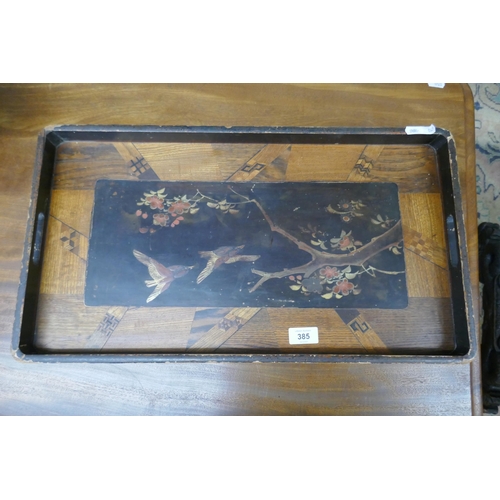 385 - Inlaid Japanese tray