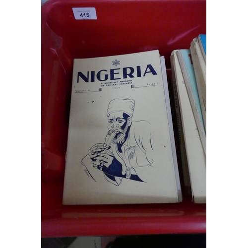 415 - Collection of approx 53 vintage Nigeria magazines