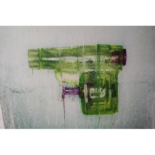 443 - Original graffiti wall art - Water pistol