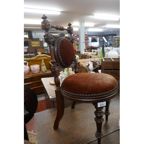 473 - Pair of Victorian childrens chairs