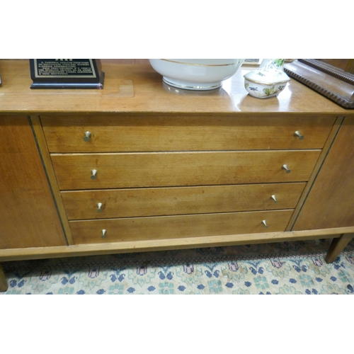 478 - Mid century teak sideboard by A. Younger - Approx size: W: 198cm D: 45cm H: 75cm