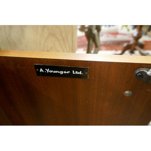 478 - Mid century teak sideboard by A. Younger - Approx size: W: 198cm D: 45cm H: 75cm