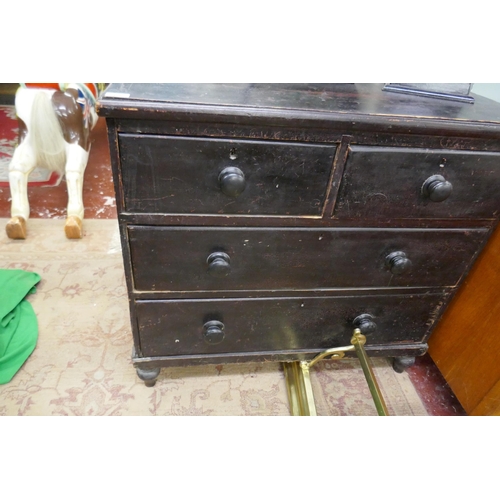 486 - Pine chest of 2 over 2 drawers - Approx size: W: 92cm D: 45cm H: 86cm