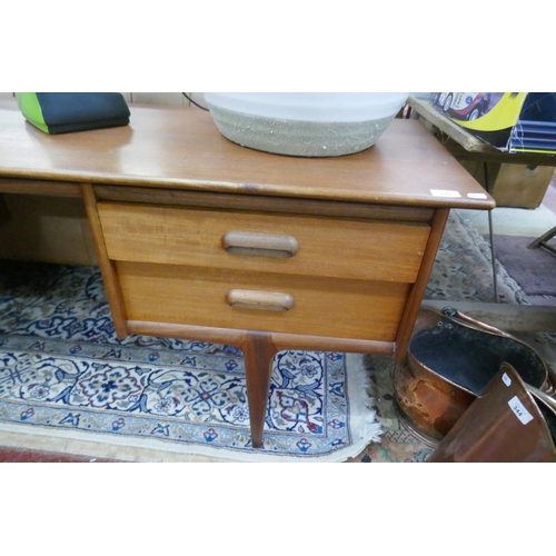 510 - Mid century teak desk/dressing chest - Approx size: W: 170cm D: 48cm H: 69cm