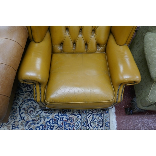 522 - Chesterfield style wingback chair