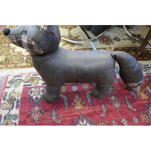 538 - Novelty dog footstool