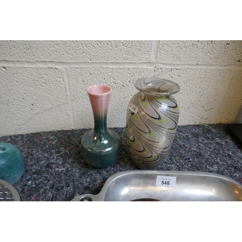 548 - Collection of ceramics and glassware etc