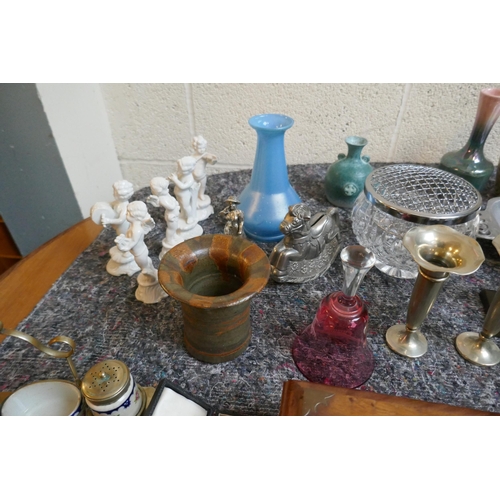 548 - Collection of ceramics and glassware etc