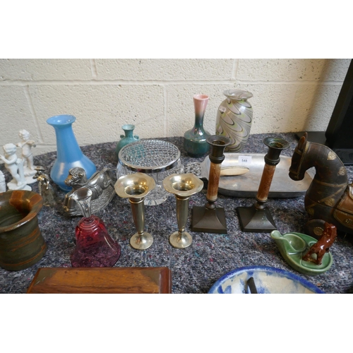 548 - Collection of ceramics and glassware etc